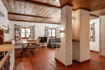 Ein Sitzbereich in der Unterkunft Gästehaus Prugger by Schladmingurlaub