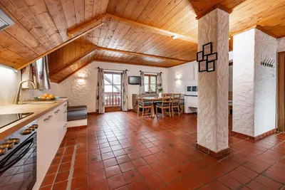 Küche/Küchenzeile in der Unterkunft Gästehaus Prugger by Schladmingurlaub
