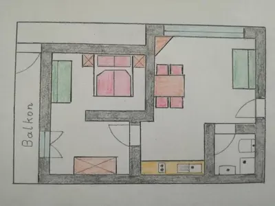 Grundriss der Unterkunft Haus Melody