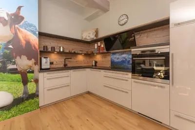 Küche/Küchenzeile in der Unterkunft Appartement Schneider by Schladming-Appartements