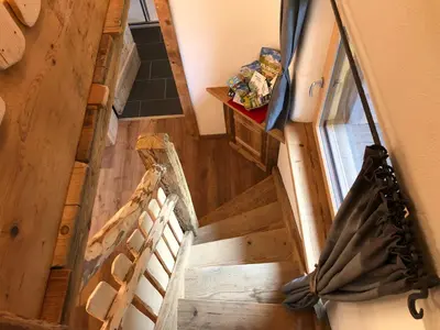 Ein Sitzbereich in der Unterkunft Haus Tannenheim
