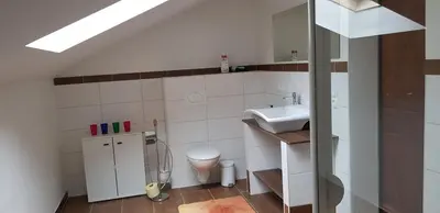Ein Badezimmer in der Unterkunft Apartment Claudia