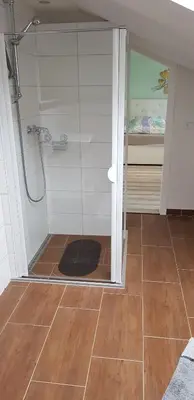 Ein Badezimmer in der Unterkunft Apartment Claudia