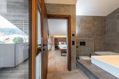Ein Bett oder Betten in einem Zimmer der Unterkunft Appartements Wehrhof by Schladmingurlaub