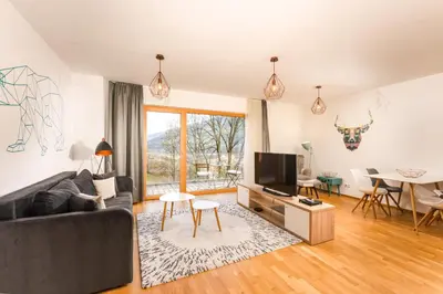 TV/Unterhaltungsangebot in der Unterkunft Haus am Sonnenhang by Schladming-Appartements