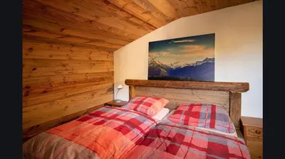 Ein Bett oder Betten in einem Zimmer der Unterkunft Apartment Wagrainblick