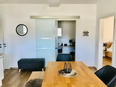 Ein Sitzbereich in der Unterkunft Wohlfühl-Appartement inklusive MurauGästeCard