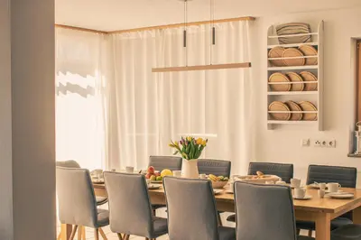 Ein Sitzbereich in der Unterkunft Ferienhaus Fanni