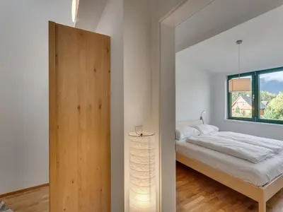 Ein Bett oder Betten in einem Zimmer der Unterkunft Wohnung in Hohentauern am Skilift