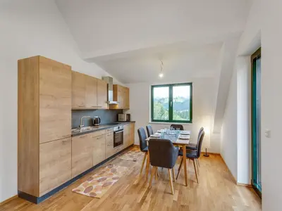 Küche/Küchenzeile in der Unterkunft Wohnung in Hohentauern am Skilift