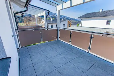 Ein Balkon oder eine Terrasse in der Unterkunft Happy Aich 2 by Alpenidyll Apartments