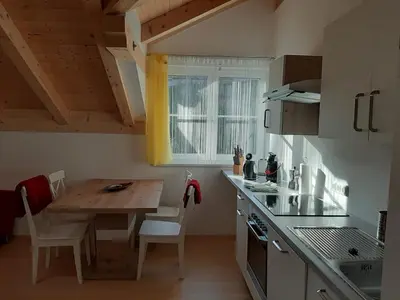 Küche/Küchenzeile in der Unterkunft Ferienwohnung Christine