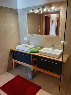 Ein Badezimmer in der Unterkunft Ferienwohnung Christine