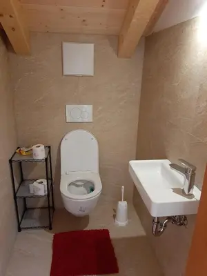 Ein Badezimmer in der Unterkunft Ferienwohnung Christine