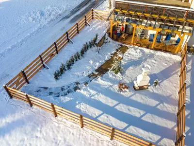 Bergidyll Top 1 Gartenwohnung im Winter