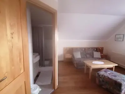 Ein Badezimmer in der Unterkunft Fanningerwirt Holzer