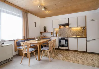 Küche/Küchenzeile in der Unterkunft Appartements Klausner
