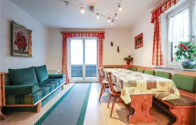 Ein Sitzbereich in der Unterkunft Ferienwohnung In Wagrain