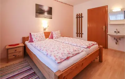 Ein Bett oder Betten in einem Zimmer der Unterkunft Ferienwohnung In Wagrain