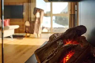TV/Unterhaltungsangebot in der Unterkunft die Tauplitz Lodges - Adler Auszeit Lodge D6 by AA Holiday Homes