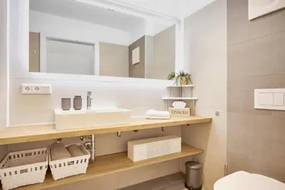 Ein Badezimmer in der Unterkunft die Tauplitz Lodges - Mountain view Lodge A11 by AA Holiday Homes