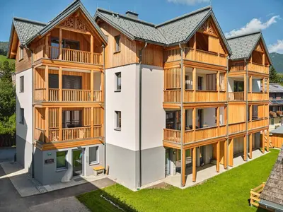 Das Gebäude in dem sich die Ferienwohnung befindet