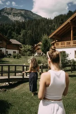 Naturlandschaft in der Nähe des Chalets