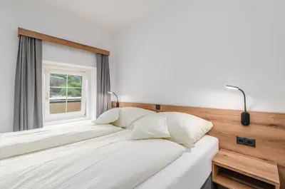 Ein Bett oder Betten in einem Zimmer der Unterkunft Landgasthof Bierfriedl