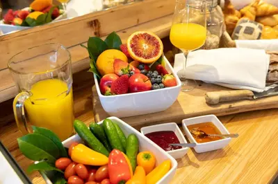 Essen im Bed & Breakfast oder in der Nähe