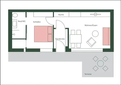 Grundriss der Unterkunft App 47