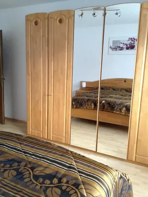 Ein Bett oder Betten in einem Zimmer der Unterkunft Haus zur Therme