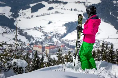 Naturparkhütte Mandl im Winter