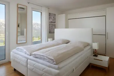 Ein Bett oder Betten in einem Zimmer der Unterkunft Ski In Ski Out Apartment Fastenberg Top 3 by AA Holiday Homes