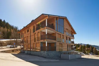 Das Gebäude in dem sich die Ferienwohnung befindet