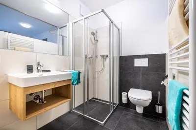 Ein Badezimmer in der Unterkunft WiWa Appartement