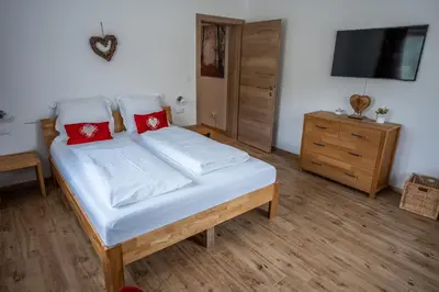 Ein Bett oder Betten in einem Zimmer der Unterkunft Haus Friedrich
