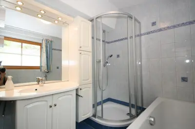 Ein Badezimmer in der Unterkunft Appartement Steinacher