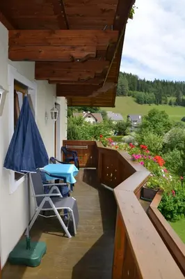 Ein Balkon oder eine Terrasse in der Unterkunft Ferienwohnung Ehrenreich/Pichler