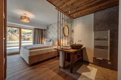 Ein Bett oder Betten in einem Zimmer der Unterkunft Uncle Jacks