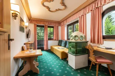 Ein Sitzbereich in der Unterkunft Landhaus St. Georg