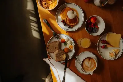 Essen im Hotel oder in der Nähe
