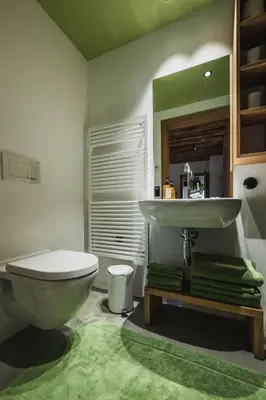 Ein Badezimmer in der Unterkunft Schmiedgut Bad Aussee