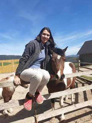 Tiere in diesem Bauernhof oder in der Nähe