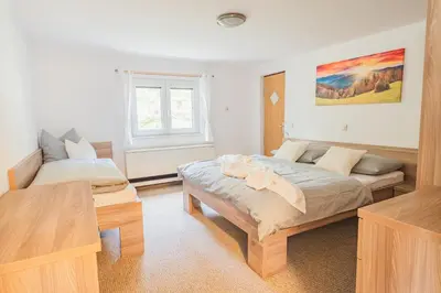 Ein Bett oder Betten in einem Zimmer der Unterkunft freeride-living