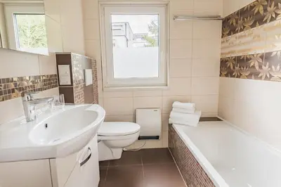 Ein Badezimmer in der Unterkunft freeride-living