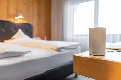 Ein Bett oder Betten in einem Zimmer der Unterkunft Hotel Jakob