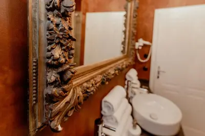 Ein Badezimmer in der Unterkunft Zur Nandl