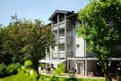 Das Gebäude in dem sich das Hotel befindet