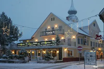 Hotel Wintergarten im Winter