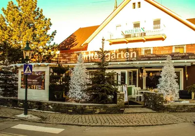 Das Gebäude in dem sich das Hotel befindet